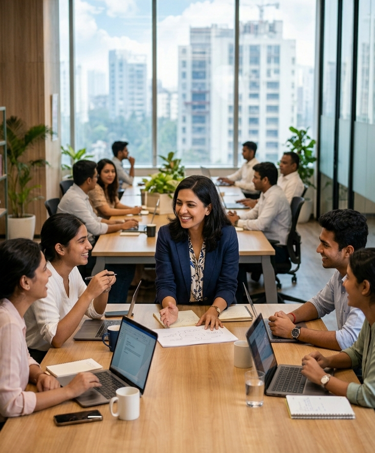 Indian woman professional in leadership