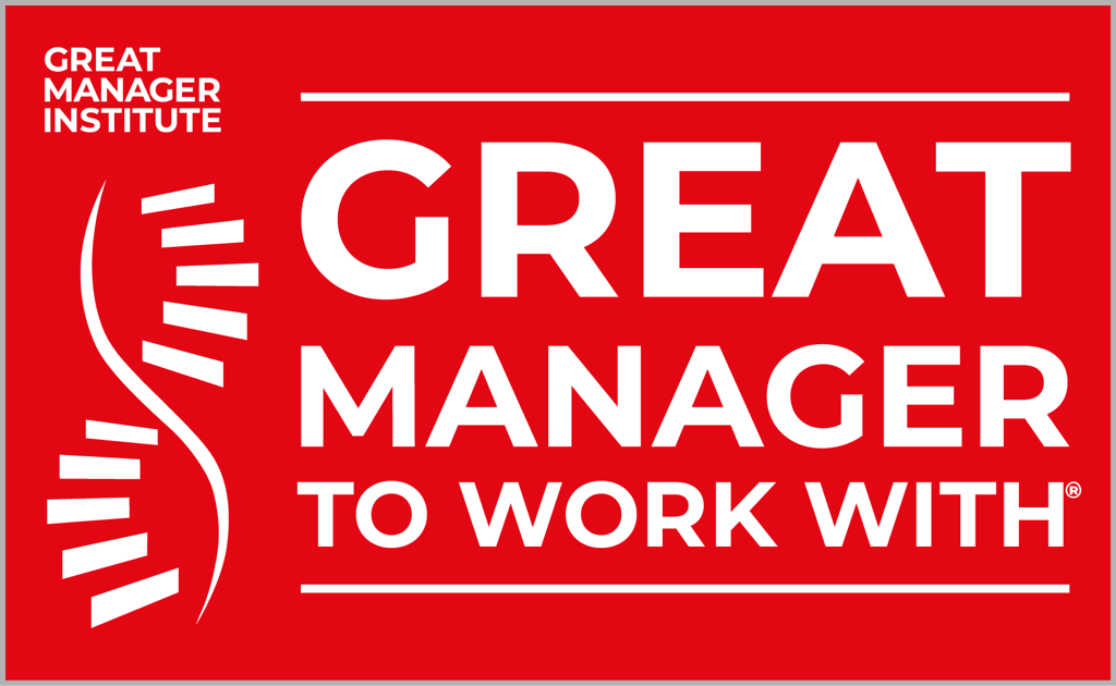 Great Managers to Work With recognition badge
